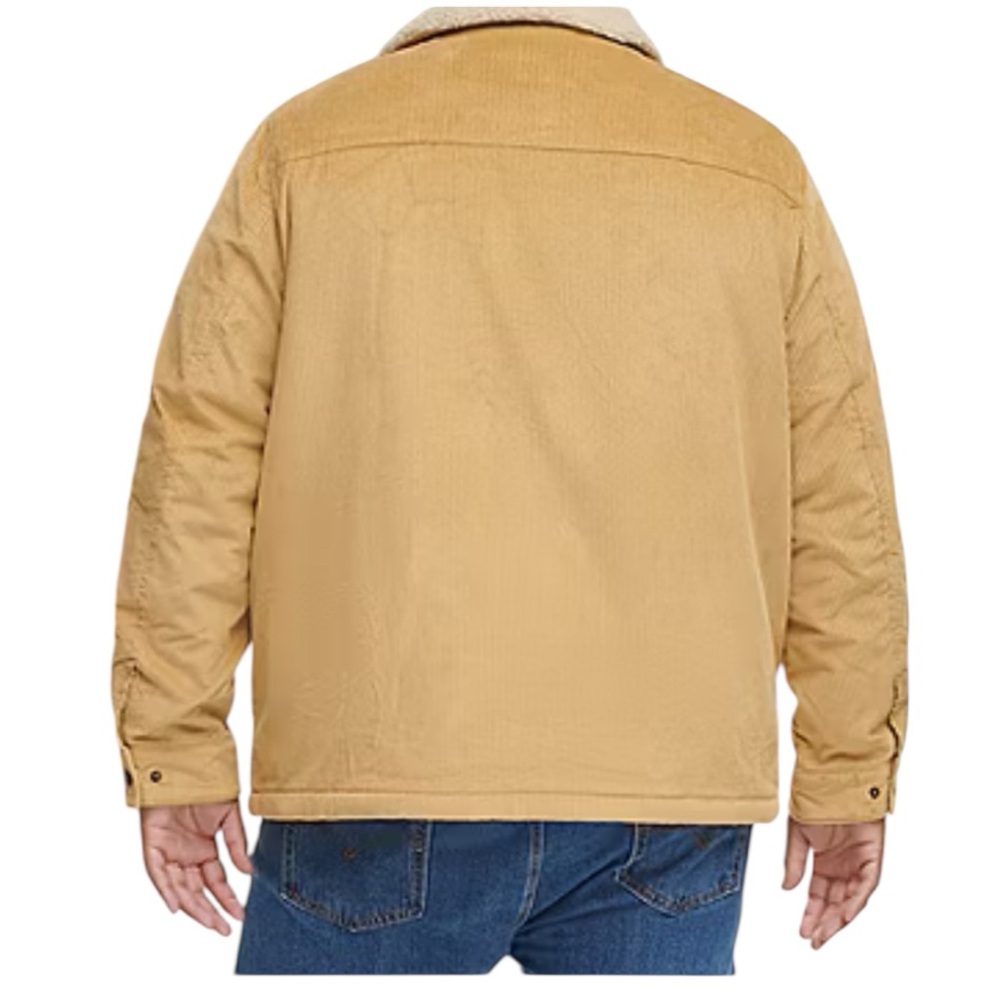 Levi's Corduroy Mens Wind Resistant Big and Tall Midweight Trucker Jacket 3X NWT - Picture 2 of 7